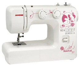 Janome Sew Cat 57 белый/рисунок