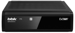 BBK Ресивер DVB-T2SMP025HDT2 черный