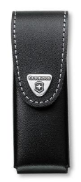 Чехол из нат.кожи Victorinox Leather Belt Pouch (4.0523.3) черный с застежкой на липучке без упаковки