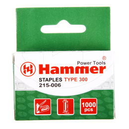 Hammer 14мм, 1.2 мм, Т-образ. (тип300) Скобы для степлера, Гвозди