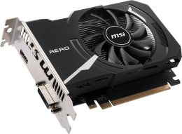 Видеокарта MSI PCI-E GT 1030 AERO ITX 2GD4 OC nVidia GeForce GT 1030 2048Mb 64bit DDR4 1189/2100 DVIx1/HDMIx1/HDCP Ret