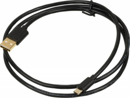 Кабель 2A Square Connector microUSB B (m) USB A(m) 1м черный