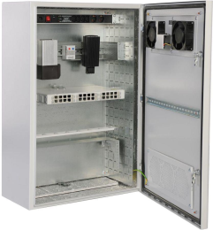 Шкаф коммутационный ЦМО ШТВ-Н-9.6.3-4ААА 9U 600x330мм пер.дв.стал.лист несъемн.бок.пан. белый