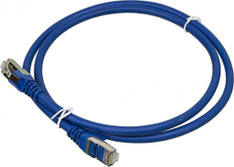 Кабель Патч-корд Lanmaster FTP LAN-PC45/S6A-2.0-BL вилка RJ-45-вилка RJ-45 кат.6А 2м синий LSZH (уп.:1шт)