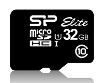 Silicon Power microSDHC 32Gb Class10 SP032GBSTHBU1V10-SP + adapter - фото 111405