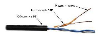 Кабель информационный Lanmaster TWT-5EUTP2-OUT кат.5 U/UTP не экранированный 2X2X24AWG PVC внешний 305м серый - фото 120758