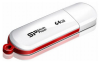 Silicon Power 64Gb LuxMini 320 SP064GBUF2320V1W USB2.0 белый - фото 16182