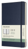 Еженедельник Moleskine ACADEMIC WKNT LGH 130х210мм датир.18мес 208стр. фиксирующая резинка синий сапфир - фото 165845