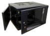 Шкаф коммутационный Lanmaster Next TWT-CBWNG-9U-6X4-BK 9U 550x450мм пер.дв.стекл 60кг черный - фото 168052