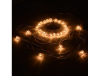 VEGAS Электрогирлянда "Бриллианты" 25 теплых LED ламп, прозрачный провод, 5 м - фото 168188