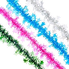 Сноу Бум Мишура, 200х8см, PVC, со звездами, 4 цвета, (2203) - фото 168267