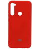 BoraSCO Силиконовый чехол Soft Touch с микрофиброй для Xiaomi Redmi Note 8 красный(8556) - фото 168650