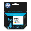 Картридж струйный HP 123 F6V16AE многоцветный (100стр.) для HP DJ 2130 - фото 182056