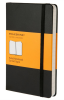 Блокнот Moleskine CLASSIC QP060 Large 130х210мм 240стр. линейка твердая обложка фиксирующая резинка черный - фото 189333