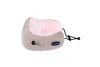 Bradex KZ 0559 Дорожная подушка-подголовник для шеи с завязками, серо-розовая - фото 201457