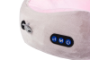 Bradex KZ 0559 Дорожная подушка-подголовник для шеи с завязками, серо-розовая - фото 201459