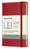 Еженедельник Moleskine CLASSIC WKNT POCKET 90x140мм 144стр. фиксирующая резинка красный - фото 23578