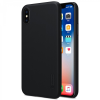 Nillkin Накладка без отверстия для лого Super Frosted Shield для Apple iPhone X (Цвет-черный) 6242 (Р) - фото 31889
