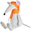 Мягкая  игрушка Maxi-Toys Крыс Денис в Оранжевой Шапке и Шарфе, 28 см - фото 38868