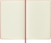 Блокнот Moleskine CLASSIC QP060R Large 130х210мм 240стр. линейка твердая обложка фиксирующая резинка красный - фото 47115