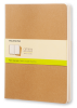 Блокнот Moleskine CAHIER JOURNAL QP423 XLarge 190х250мм обложка картон 120стр. нелинованный бежевый (3шт) - фото 47118