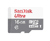 Sandisk microSDHC 16Gb Class10 SDSQUNS-016G-GN3MA Ultra 80 + adapter - фото 63477