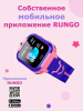 RunGO Детские cмарт-часы с функцией видеозвонков K1, розовый/синий - фото 729764