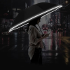 Xiaomi Zuodu, Автоматический зонт с фонарем (черный) - фото 730871