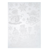 Сноу Бум Новогодняя наклейка, с глиттером (49,6х29,5 см) - фото 73589