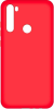 BoraSCO Силиконовый чехол Soft Touch с микрофиброй для Xiaomi Redmi Note 8Т красный, - фото 73786