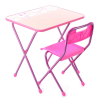 Ника Комплект стул+стол детский розовый (ка2/р) - фото 742990
