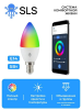 SLS Лампа LED-03 RGB E14 WiFi, белый (SLS-LED-03WFWH) - фото 755048