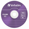 CD-RW Verbatim 700Mb 12x Slim case (5шт) Color (43167) - фото 761862