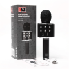 Караоке-микрофон B52 KM-130B, 3Вт, АКБ 800мА/ч, BT (до10м), USB, беспр.микроф. черный - фото 764426