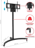 Подставка для телевизора Arm Media PT-STAND-10 черный 32"-65" макс.45кг напольный фиксированный - фото 764554