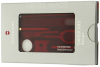 Швейцарская карта Victorinox SwissCard Nailcare (0.7240.T) красный полупрозрачный коробка подарочная - фото 771701