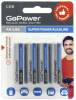 GoPower LR6 AA BL4 Alkaline 1.5V (4/48/576) - фото 773246