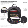 Brauberg Black Melange, Рюкзак универсальный, с защитой от влаги, 43х30х17, Black Melange, (228841) - фото 773647