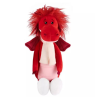 Maxi-Toys Лохматый Красный Дракон Руби в Шарфике и Валенках, 25 см., (MT-MRT012309-2-25) - фото 780371