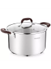Vensal 1508VS Набор 6 пр Coquet из кастрюль 3,7л(20см), 6,3л(24см) и ковша 2л(16см) нерж - фото 833461