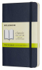 Блокнот Moleskine CLASSIC SOFT QP613B20 Pocket 90x140мм 192стр. нелинованный мягкая обложка фиксирующая резинка синий сапфир - фото 94828