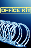 Пружины для переплета металлические Office Kit d=14.3мм 100-120лист A4 черный (100шт) OKPM916B - фото 95978